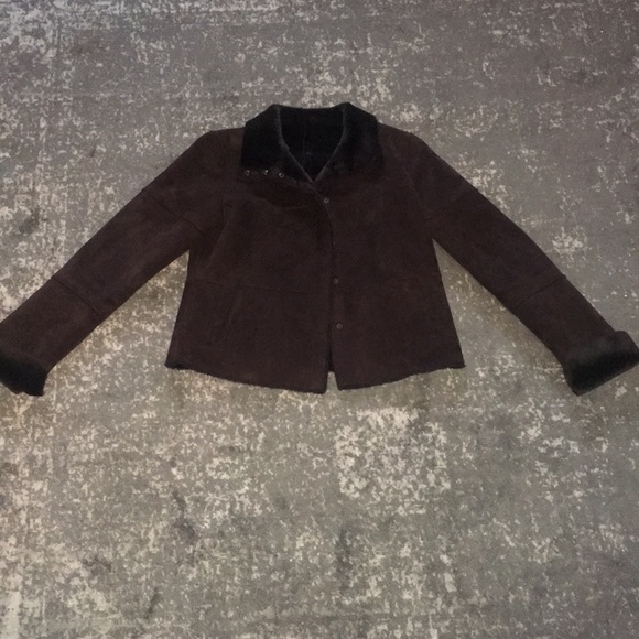 Calvin Klein suede jacket - Picture 1 of 3